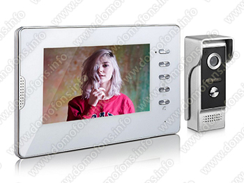 Цветной HD домофон 7 для частного дома Eplutus EP-7300-W с управлением электрозамком 