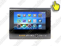 Видеодомофон REC KiVOS 7 1+2 вид спереди меню